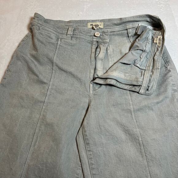 Madewell The Perfect Vintage Wide Leg Jean Size 32 Preppy Classic Preppy Stretch - Picture 9 of 14